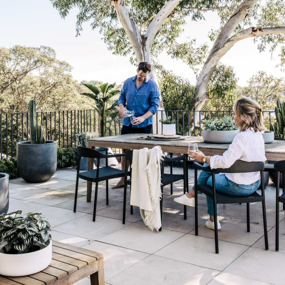 Designer planters, delivered to your home